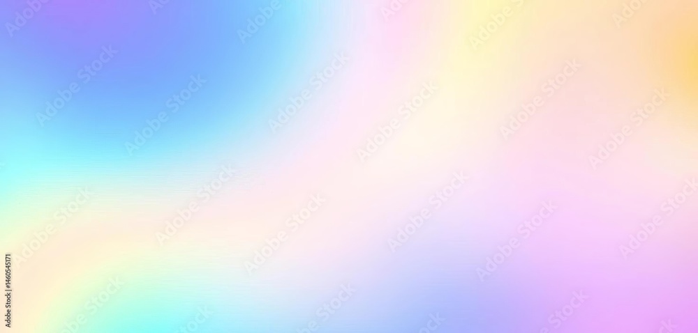 ภาพประกอบ Stock Dreamy pastel rainbow gradient background, soft and ...