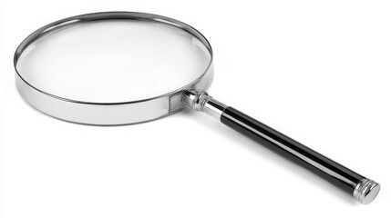 Poster - magnit on a white background depicting scanner concept for wide-scope data reading in visual analysi