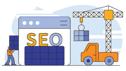 Aufkleber - seo search engine optimization website search result advertising or marketing to boost web ranking o