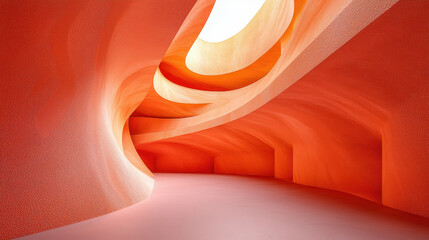 Poster - captivating 4k background featu realistic 3d forms in a side angle view, showcasing a mesmerizing ab