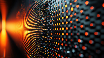 Poster - realistic 4k 3d background with rhythmic frequency representation creates a dynamic visual spectacle