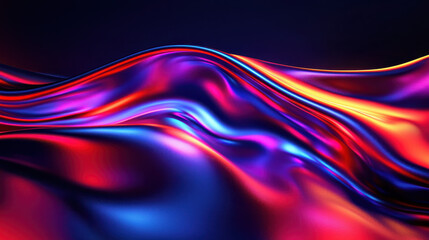 Poster - Innovative 3D background showcasing realistic forms and vibrant colors in a high-resolution 4K side angle perspective, offe a visually compelling design element.