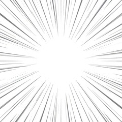 Poster - Abstract speed burst background with radiating lines for comic book action scenes and graphic design projects creating a sense of motion and energy