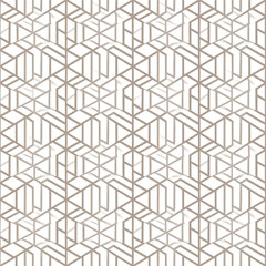 Poster - Geometric pattern background with neutral tones creates a modern and elegant design for versatile applications in various creative projects