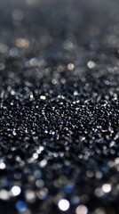 Poster - Abstract Glittering Surface Close-Up Shot with Bokeh Effect and Shallow Depth of Field in Studio Setting