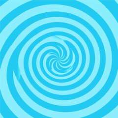 Poster - Hypnotic Turquoise Spiral Background for Creative Design Projects and Visual Communication Needs