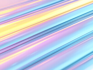 Poster - Dynamic light reflections abstract image digital art modern aesthetic close-up view vibrant colors