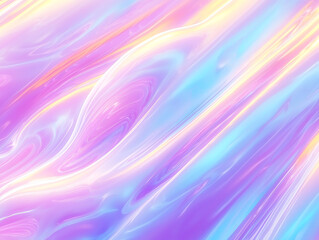 Poster - Fluid motion abstract art digital creation vibrant colors modern aesthetic horizontal view dreamlike concepts