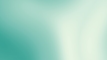 Poster - A smooth teal and light green abstract gradient background with soft, flowing color transitions.