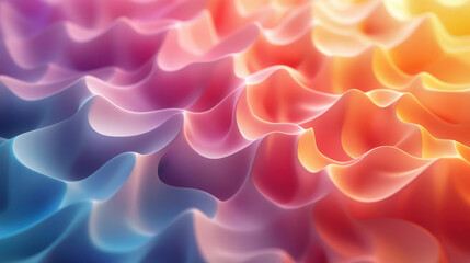 Poster - A realistic 4K 3D background shows swirling colors in a mesmerizing side angle view, creating a vibrant and abstract design perfect for modern graphics.