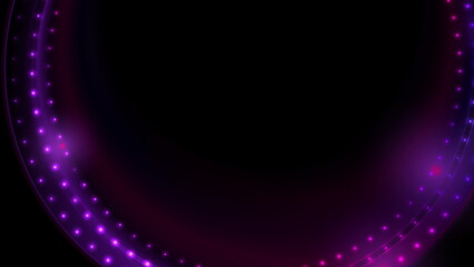 Aufkleber - Violet purple glitter shiny circle with sparkling lights abstract background
