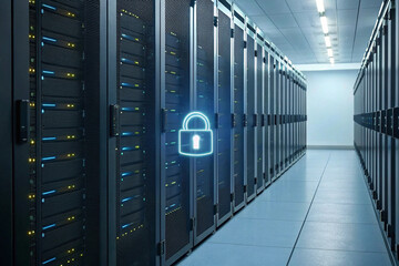 Poster - Data Center Server Room Security Network Infrastructure and Cyber Protection