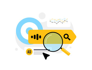 Poster - voice-driven campaign analytics empower marketers with voice search insights and ad tracking tools. 