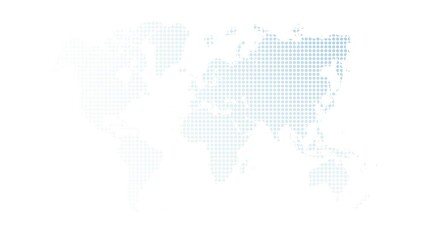 Poster - World map animation light blue and white smooth gradient transaction reveal globe, news cast template design, business presentation global concept