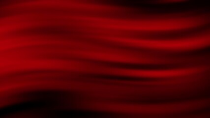 Poster - A vibrant red abstract background with smooth, wavy gradients creating a sense of motion.