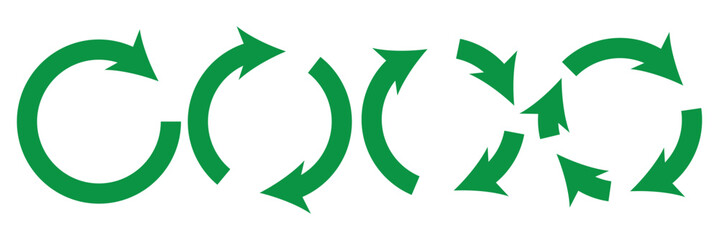 Poster - circle of arrows. recycle, repeat, refresh icon vector illustration
