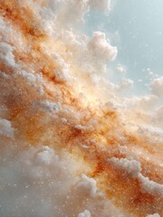 Poster - Immersive Cosmic Panorama Ethereal Nebula Visualization for Digital Exploration, Virtual Reality, and Astronomical Storytelling in  Resolution