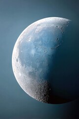 Aufkleber - Quantum Lunar Exploration High-Resolution Celestial Cartography Revealing Pristine Astronomical Detail for Next-Gen Scientific Visualization and Space Technology Insights