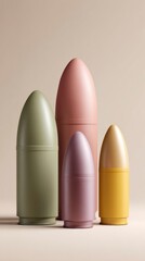 Aufkleber - Minimalist Defense Visualization Precision-Engineered Missile Design Showcasing Strategic Innovation in Modern Geopolitical Product