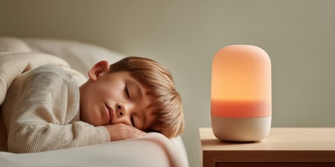 Aufkleber - Serene Smart Sleep Tech Minimalist Air Purification and Soft Ambient Lighting for Gen Z Wellness, Pediatric Health and Modern Parenting Solutions
