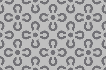 vector seamless pattern with flowers
