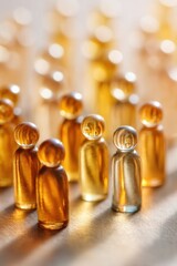 Aufkleber - Translucent Demographic Visualization AI-Powered Social Analytics with Golden Glass Figurines Revealing Emerging Population Dynamics and Inclusive Design Strategies