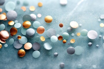 Leinwandbilder - Celestial Metallics Iridescent Lunar Eclipse Particles - Futuristic Digital Design Element for Immersive Branding and Creative Visualization