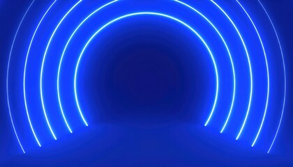 Poster - Dynamic neon light show futuristic environment digital art abstract background aesthetic patterns