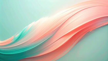 Poster - Dynamic flowing waves of colorful abstract art digital canvas vivid textures serene environment artistic perspective visual harmony