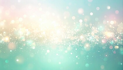 Poster - Enchanting light effects abstract background digital art soft colors elegant bokeh artistic viewpoint