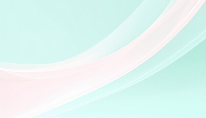 Poster - Flowing abstract waves digital art soft colors calm environment aesthetic viewpoint modern concept for visual serenity