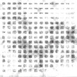 © Rysak - A dense grid of small dark dots covers a textured background.