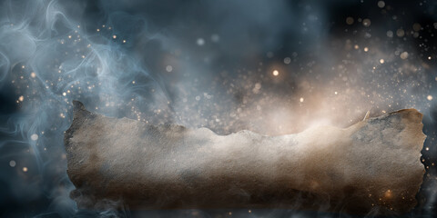 Wall Mural - A blurry image of a smokey background with a large object in the foreground