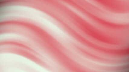 Poster - Soft red and white wavy abstract background with smooth lines and gentle gradients.