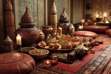 Poster - Spiritual Significance: Honoring the Sacred Importance of the Islamic New Year. Generative Ai
