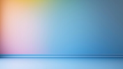Poster - Subtle color transformations create a visually appealing powerpoint background with a clean copy space.