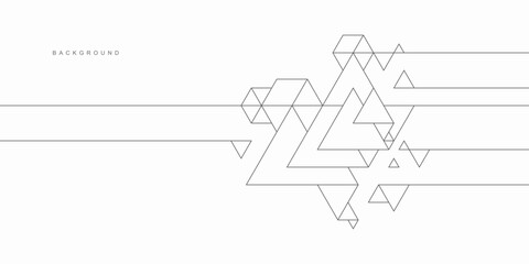 abstract geometric technological background. vector creative design.