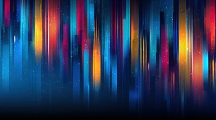 Poster - Colorful abstract background featuring dynamic patterns and vibrant hues for creative design and visual impact