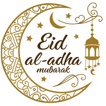 Eid Al Adha Mubarak vector illustration