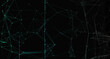 © farikhin - Abstract Dark Plexus Background with Connected Lines and Dots Network