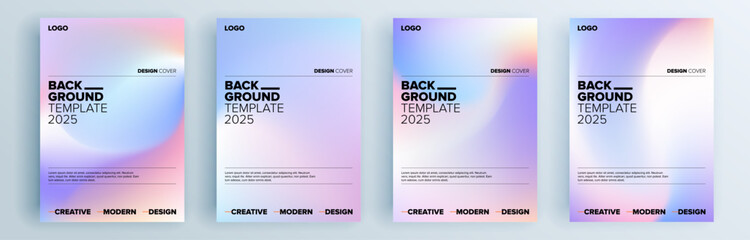 modern abstract covers set, minimal covers design. colorful geometric background, vector illustratio