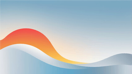 Wall Mural - abstract sky blue white and gray , yellow red blue orange color gradient background.