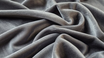 Poster - A velvety grey background with a soft fabric texture, giving a rich and luxurious feel.