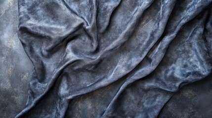 Poster - A velvety grey background with a soft fabric texture, giving a rich and luxurious feel.