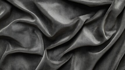 Poster - A velvety grey background with a soft fabric texture, giving a rich and luxurious feel.