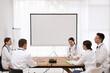 © New Africa - Team of doctors using video projector during conference indoors