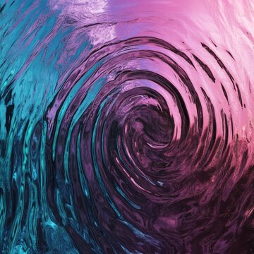 Swirling haze glitches, rippling tone in background