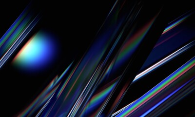 Leinwandbilder - Abstract 3d render, minimalist background design