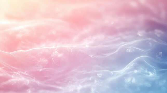 Glitched misty ripples, twisting shimmer in background