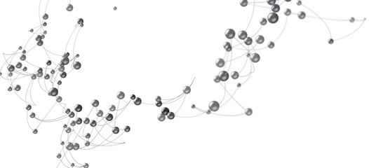 Poster - Stock photo of an abstract network connection illustration.  Perfect for technology, connectivity, and communication concepts.